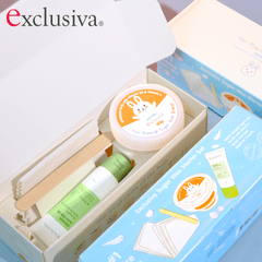 3 SET - Sugar Wax Mixed Berries - Orange (Free Organic Aloe Vera Gel)